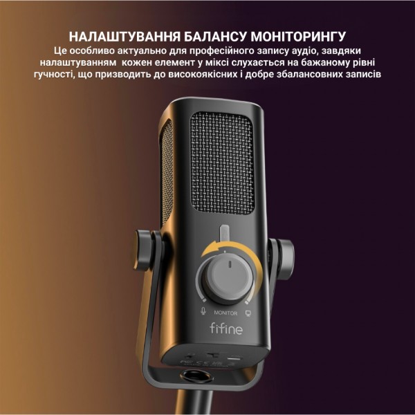 Фото - Микрофон для компьютера проводной Fifine Profile 3 USB Black