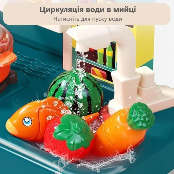 Фото - Сюжетно-рольова гра. Кухня Bambi 939-066 95 см Green (1171369)