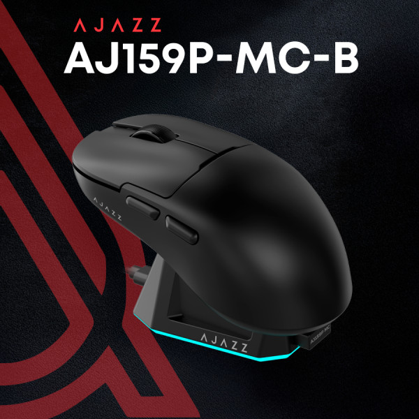 Фото - Миша бездротова ігрова Ajazz AJ159P MC -3 Mod-Black-Pixart 3311 (AJ159P-MC-B)