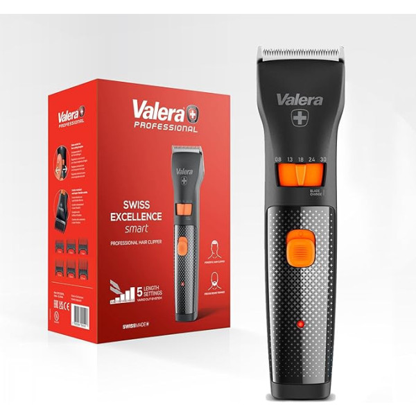 Фото - Машинка для стрижки волосся Valera Swiss Excellence Smart USB Black (53000137)