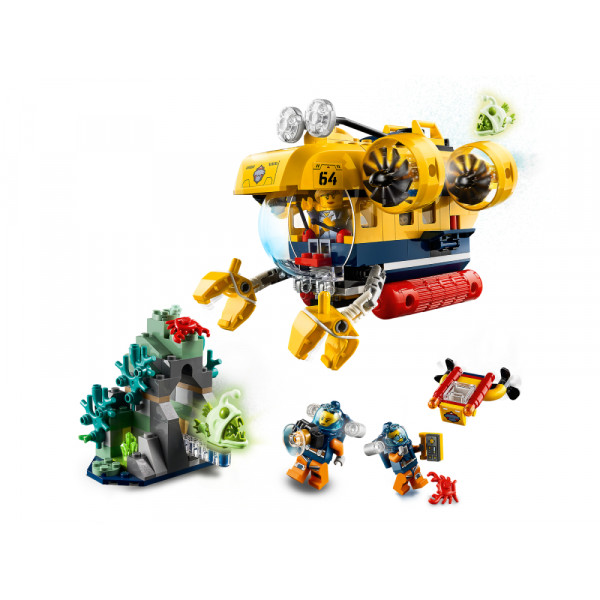 Фото - Конструктор LEGO City Океан: дослідницька підводний човен (60264)