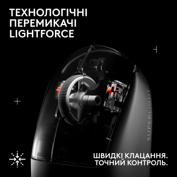 Фото - Мышь беспроводная игровая Logitech G Pro X Superlight 2 SE Lightspeed Black + энергетический напиток Red Bull 0,25 л (x2)