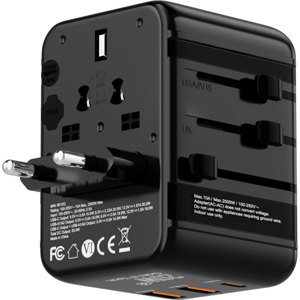 Фото - Сетевое зарядное устройство Proove Trip 20W black (TATL20310001)