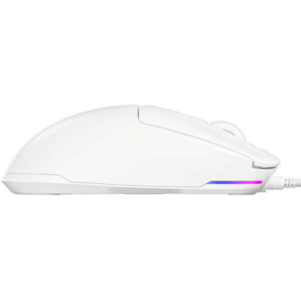 Фото - Миша дротова ігрова Lorgar MSA10 Ultralight Wired Gaming White (LRG-MSA10-WH)