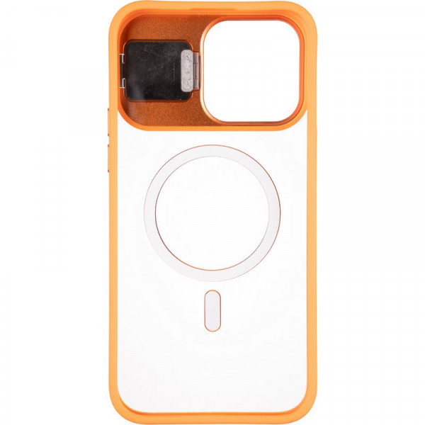 Фото - Чохол для смартфону Gelius Yoga Case Camera stand MagSafe for iPhone 15 Pro Max Flame Orange (98596)