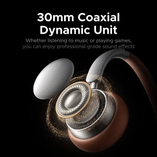 Фото - Навушники накладні бездротові UGREEN HP207 Studio Plus Active Noise Cancelling Silver Brown (75629)