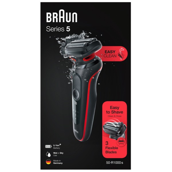 Фото - Бритва Braun Series 5 51-R1000s Black/Red