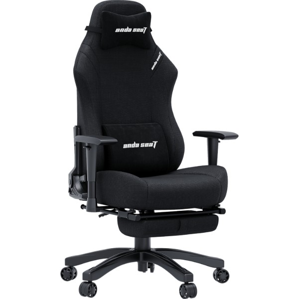 Фото - Крісло для геймерів Anda Seat Luna Pro Size L Black Fabric (AD18T-44-B-F)