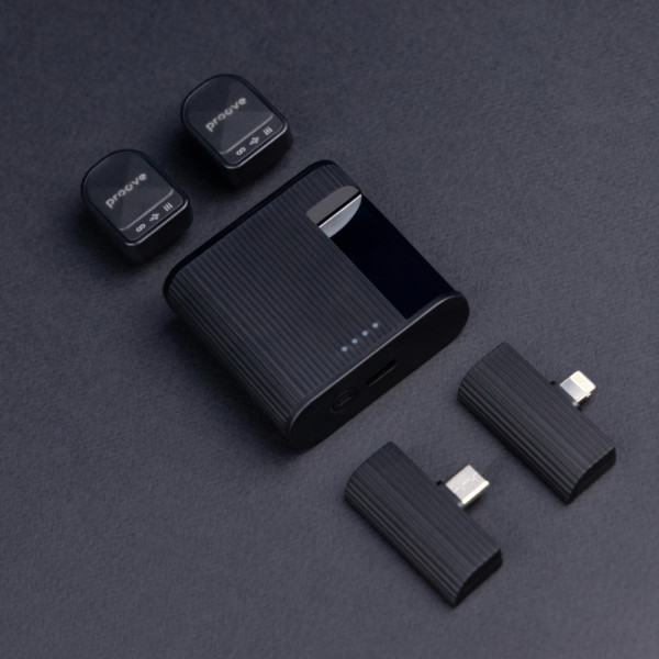 Фото - Мікрофон для смартфона Proove DualCast black (PDWM00002001)