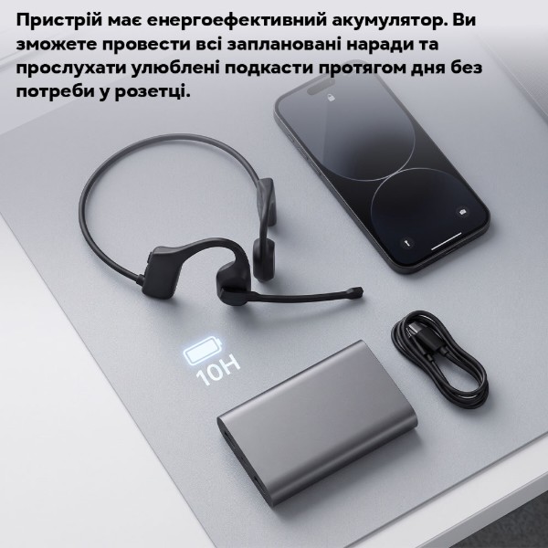 Фото - Наушники вкладыши беспроводные INSPIRE OPENEAR Bone Air X3 AS18 с костной проводимостью черные (AS18-X3)