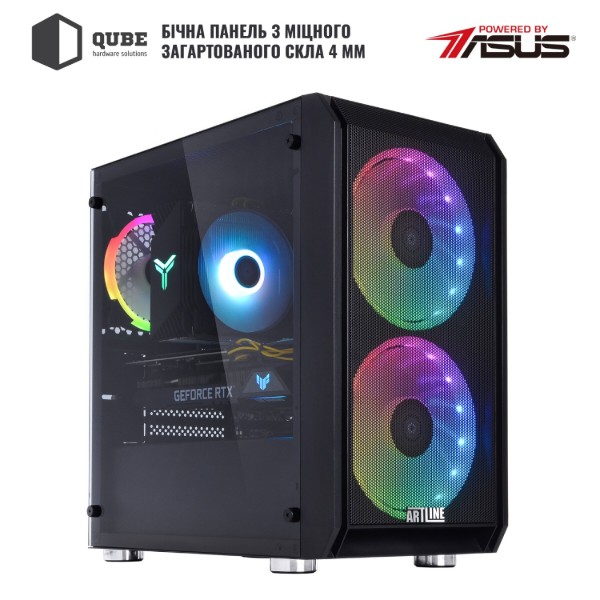Фото - Системный блок QUBE QB Ryzen 5 5600X RTX 3050 8GB 322 (Ryzen55600XRTX30508GB322)