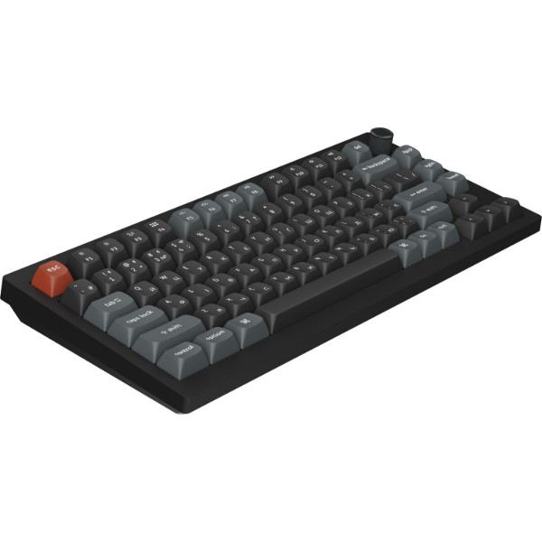 Фото - Клавиатура беспроводная Keychron V1 Ultra Red Switch Black RGB (V1U-D1-UA)