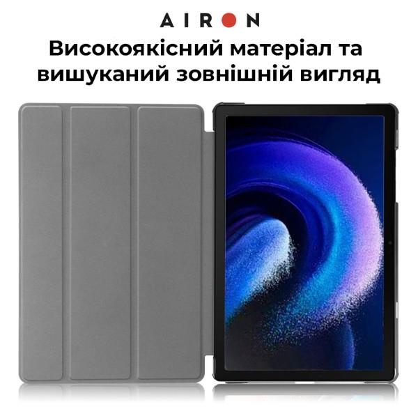 Фото - Чехол для планшета AIRON Premium for Xiaomi Pad 6/6 Pro 11 2023 с защитной пленкой и салфеткой Black (4822352781104)