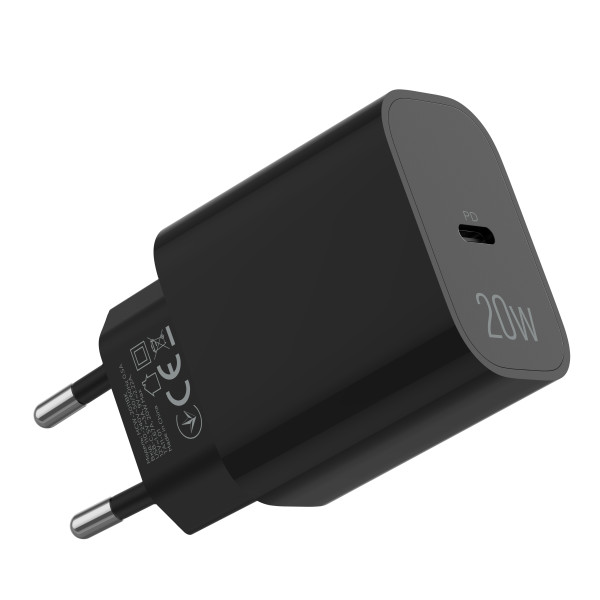 Фото - Мережевий зарядний пристрій MAKE 20W PD Black (MCW-2011BK)
