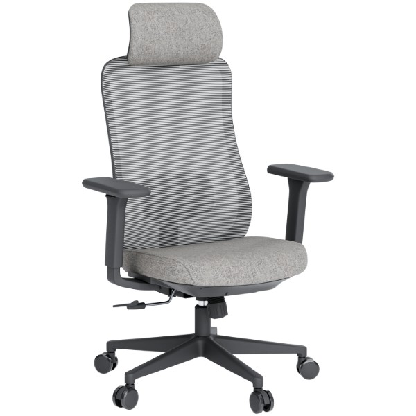 Фото - Крісло офісне OfficePro Wave (OC599-B-DG-DG) Black/Dark Gray