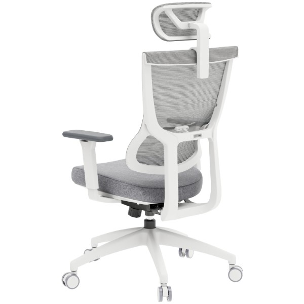 Фото - Крісло офісне OfficePro Elegant (OC600-W-LG-LG) White/Light Gray