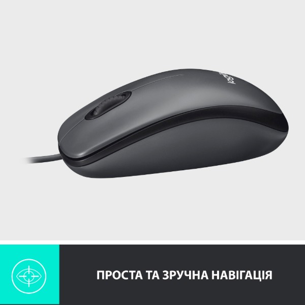 Фото - Миша дротова Logitech M100 Gray (910-005003)