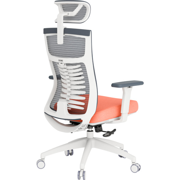 Фото - Крісло офісне OfficePro Balance (OC550-W-DG-OR) White/Dark Gray/Orange