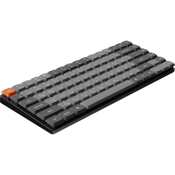Фото - Клавиатура беспроводная Keychron K3 Max 84Key, Gateron MX 2.0 Brown, WL/BT/USB-A, QMK, Hot-swap, EN/UKR, RGB, Black (K3M-H3-UA)