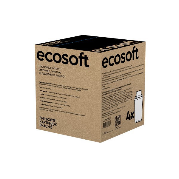 Фото - Картридж для фильтра-кувшина Ecosoft для кувшинов Аквафор 4 шт