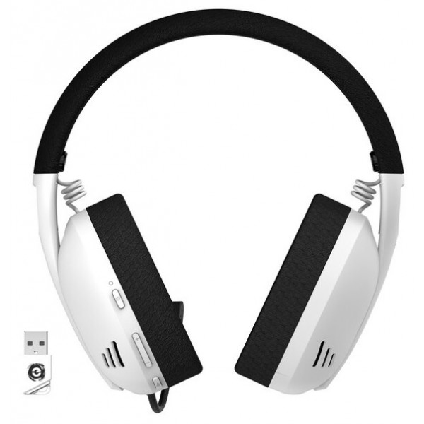 Фото - Гарнитура беспроводная игровая Canyon Ego GH-13 Wireless Gaming 7.1 White (CND-SGHS13W)