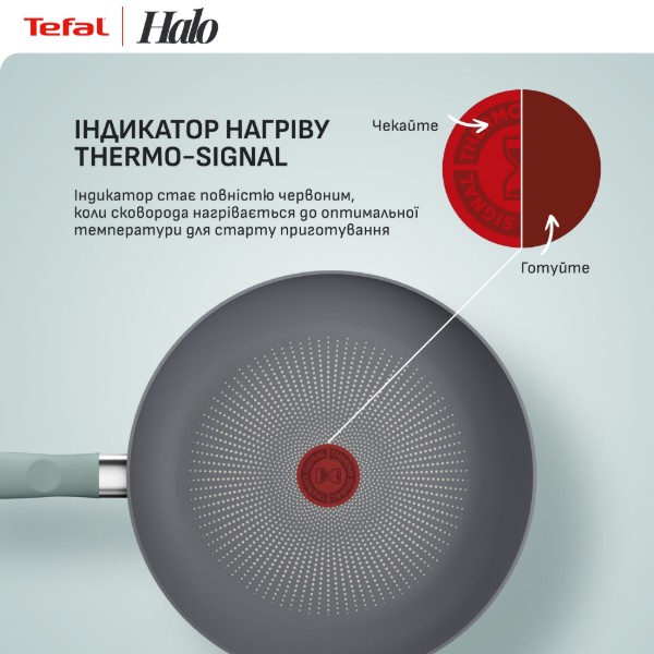 Фото - Сковорода универсальная Tefal G0160702 Halo Eucalyptus 30 см