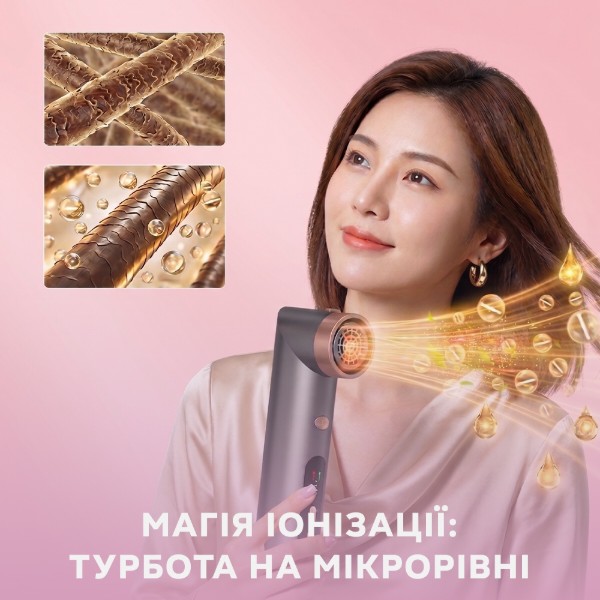 Фото - Фен-щітка INSPIRE WT-642 Grey Gold