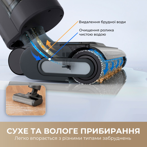 Фото - Пилосос ручний миючий Dreame H11 Core (HHR21A)