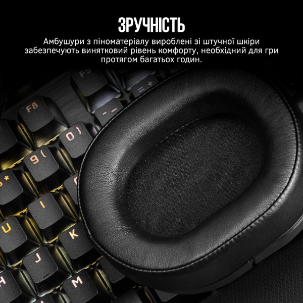 Фото - Гарнитура проводная игровая Corsair HS55 Stereo Headset Carbon (CA-9011260-EU)