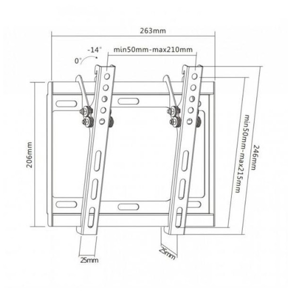 Фото - Крепление для телевизора iTECH PL2T  23'' -42''