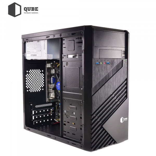 Фото - Системный блок QUBE QB i3 14100 B5 3241Win (i314100B53241Win)