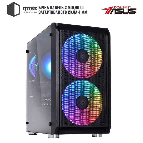 Фото - Системний блок QUBE QB i5 12400F RTX 3050 6GB NM 32102 (i512400FRTX30506GBNM32102)
