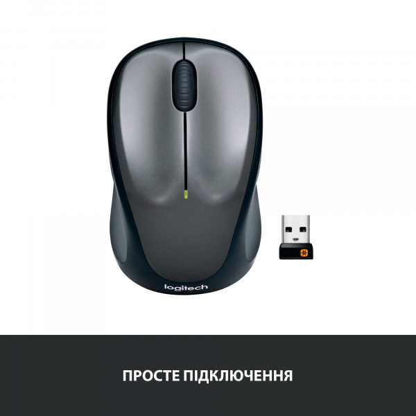 Фото - Миша бездротова Logitech M235 WL Grey (910-002201)