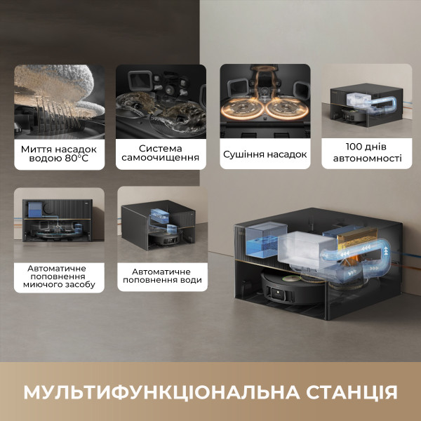 Фото - Робот-пылесос моющий Dreame X50 Master