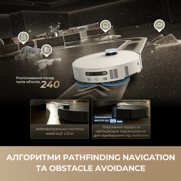 Фото - Робот-пылесос моющий Dreame Bot MatriX 10 Ultra Black (RLX95CE-bl)