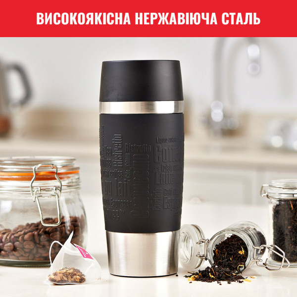 Фото - Термокружка Tefal K3081114 Travel Mug 0,36 л, черная