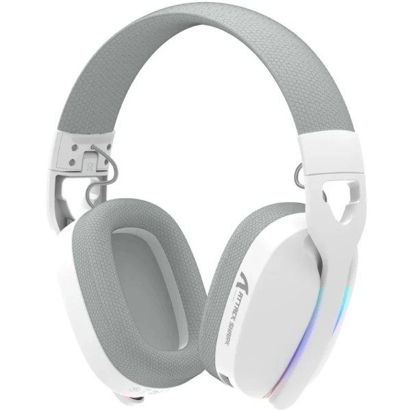 Фото - Гарнітура бездротова ігрова Attack Shark L90 Wireless,2.4GHz/Bluetooth/3.5mm PS4/PS5/Switch/Xbox/Mac/PC White (L90W_AS)