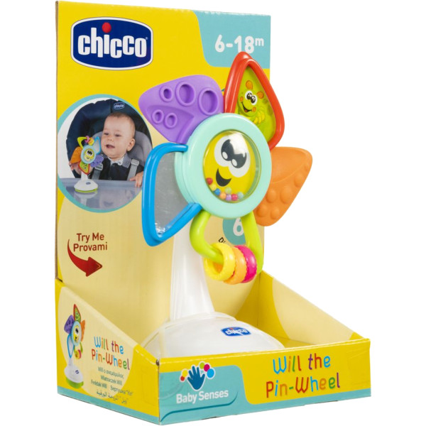 Фото - Интерактивная игрушка пластиковая Chicco Ветряная мельница Уил (09710.00)