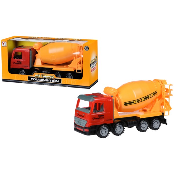 Фото - Наземная спецтехника Same Toy Super Combination Бетономешалка Красная (98-85Ut-1)
