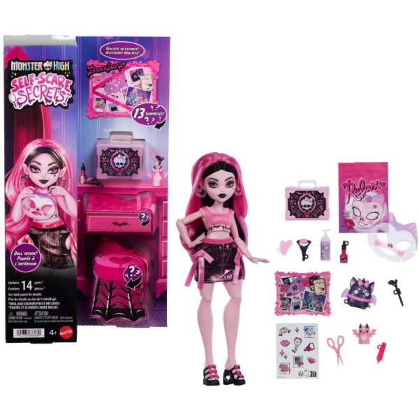 Фото - Ляльковий набір Monster High "Таємні ритуали краси Дракулори"  (JHK43)