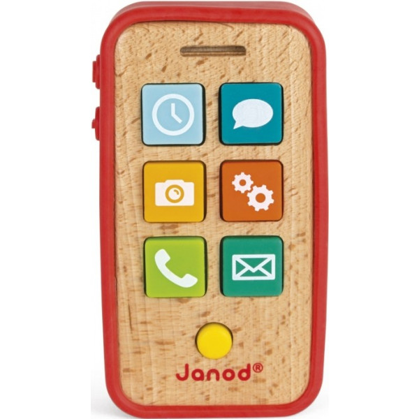 Фото - Інтерактивний гаджет Janod Телефон зі звуком (J05334)