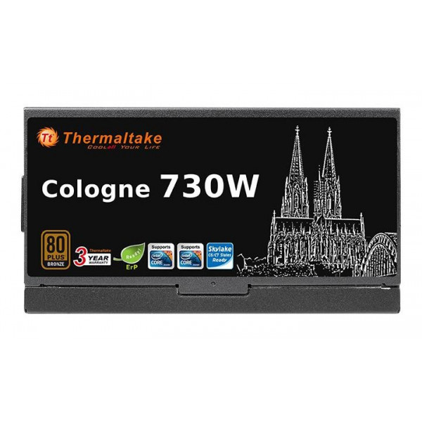 Фото - Блок живлення для ПК Thermaltake W00394RE 730W 2. 3/A-PFC 12CM FAN 80+ Bronze 730W (W0394RE)