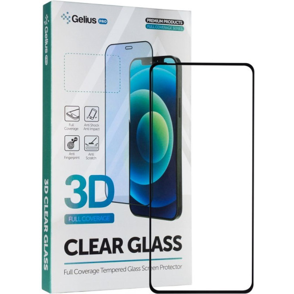 Фото - Захисне скло для смартфону Gelius Pro 3D for Motorola G72/G84 Black (99390)