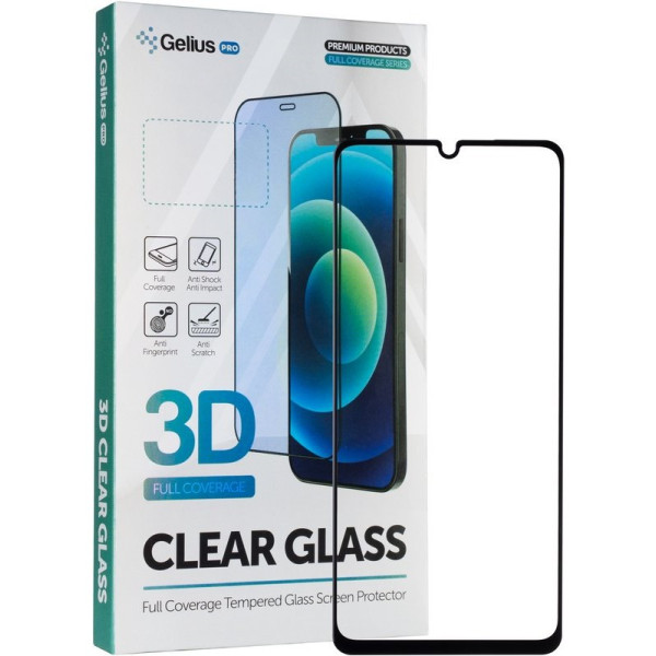 Фото - Захисне скло для смартфону Gelius Pro 3D для Samsung A075 (A07) Black (101508)