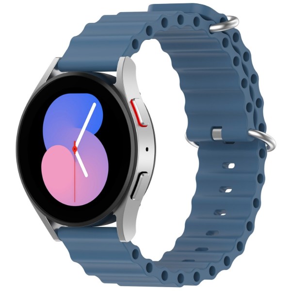 Фото - Ремешок для смарт-часов BeCover Wave Style (20mm) for Samsung Galaxy Watch 7 40/44mm/7 FE/6 6 Classic/5/5 Pro/4/4 Classic/Watch 3 (41mm) Blue (714140)