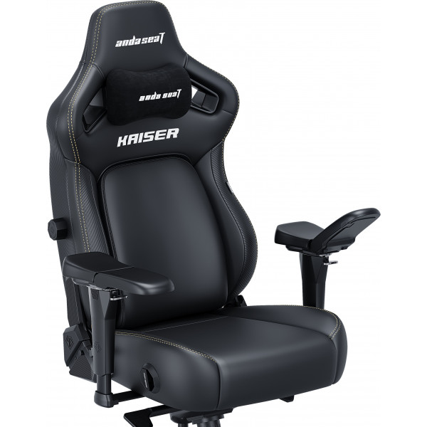 Фото - Крісло для геймерів Anda Seat Kaiser 4 Size L Black Premium PVC (AD12YDDC-L-20-B-PV/C)