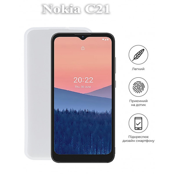 Фото - Чохол для смартфону BeCover for Nokia C21 White (710036)