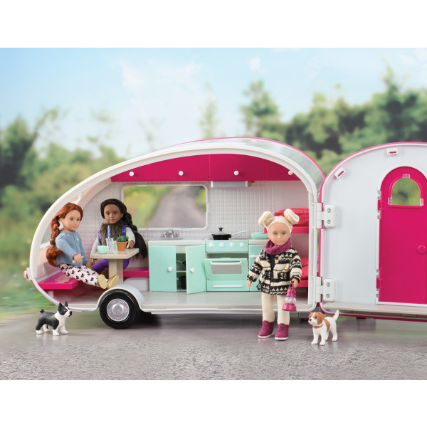 Фото - Транспорт для ляльки Lori Кемпер Розовый (LO37011Z)