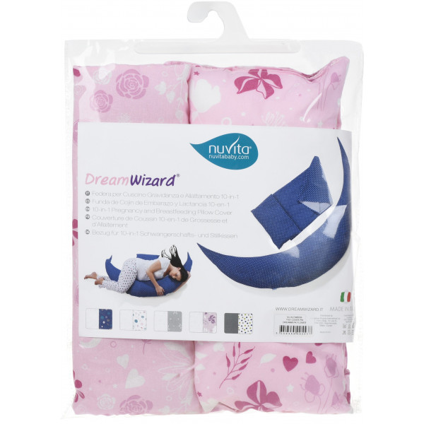 Фото - Чохол на подушку для вагітних і годуючих Nuvita DreamWizard (NV7101Pink)