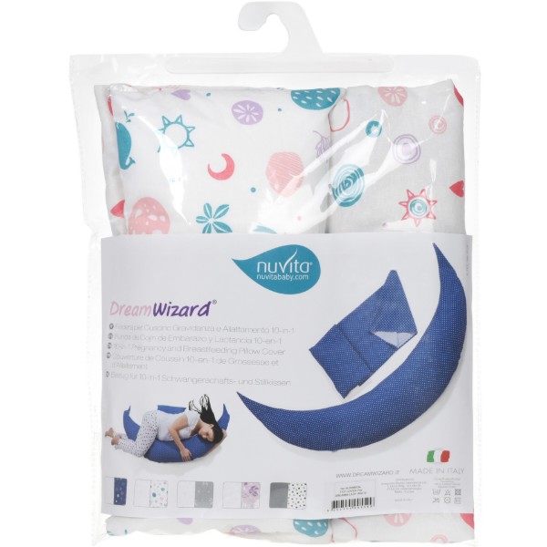 Фото - Чохол на подушку для вагітних і годуючих Nuvita DreamWizard (NV7101White)